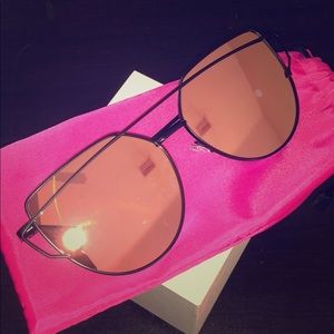 Cat eye style sunglasses. Brand new